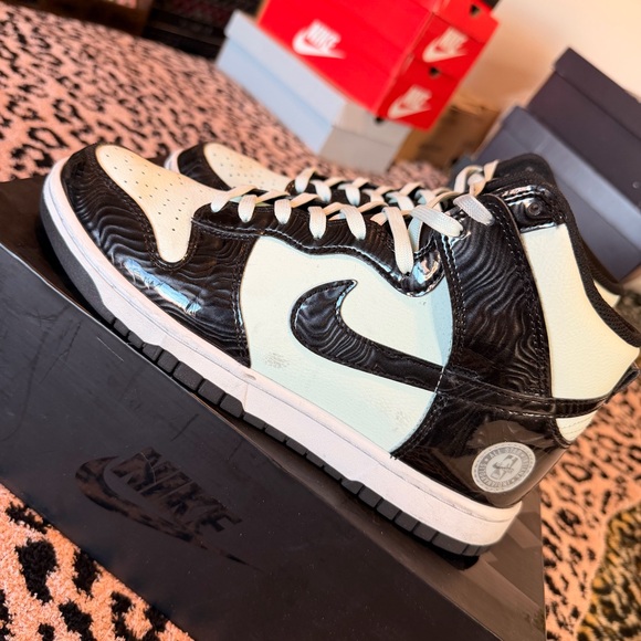 Nike Other - Nike Dunk Hi - Barely Green/Black